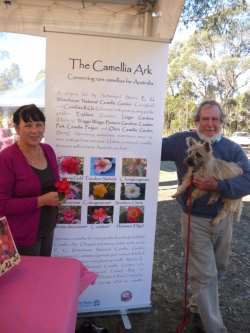 the launch the Camellia Ark banner at Paradise Gardens, Kulnura, New South Wales in 2010 