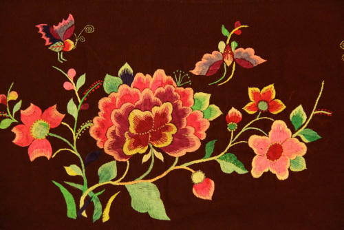 Exhibition of embroidery