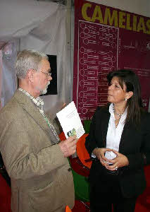 Camellia show in Celorico de Basto. Max and Clara Gil de Seabra