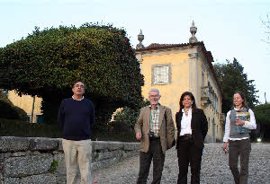 Casa do Prado, Celorico. Max with Clara Gil Seabra, Isabel Dias Costa and Jorge Seabra