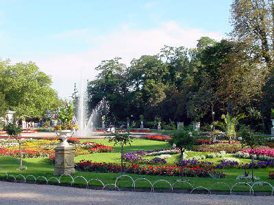 French baroque garden