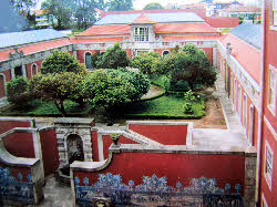 Patio garden of Museu Soares dos Reis, Porto